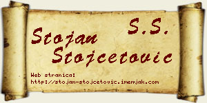 Stojan Stojčetović vizit kartica
